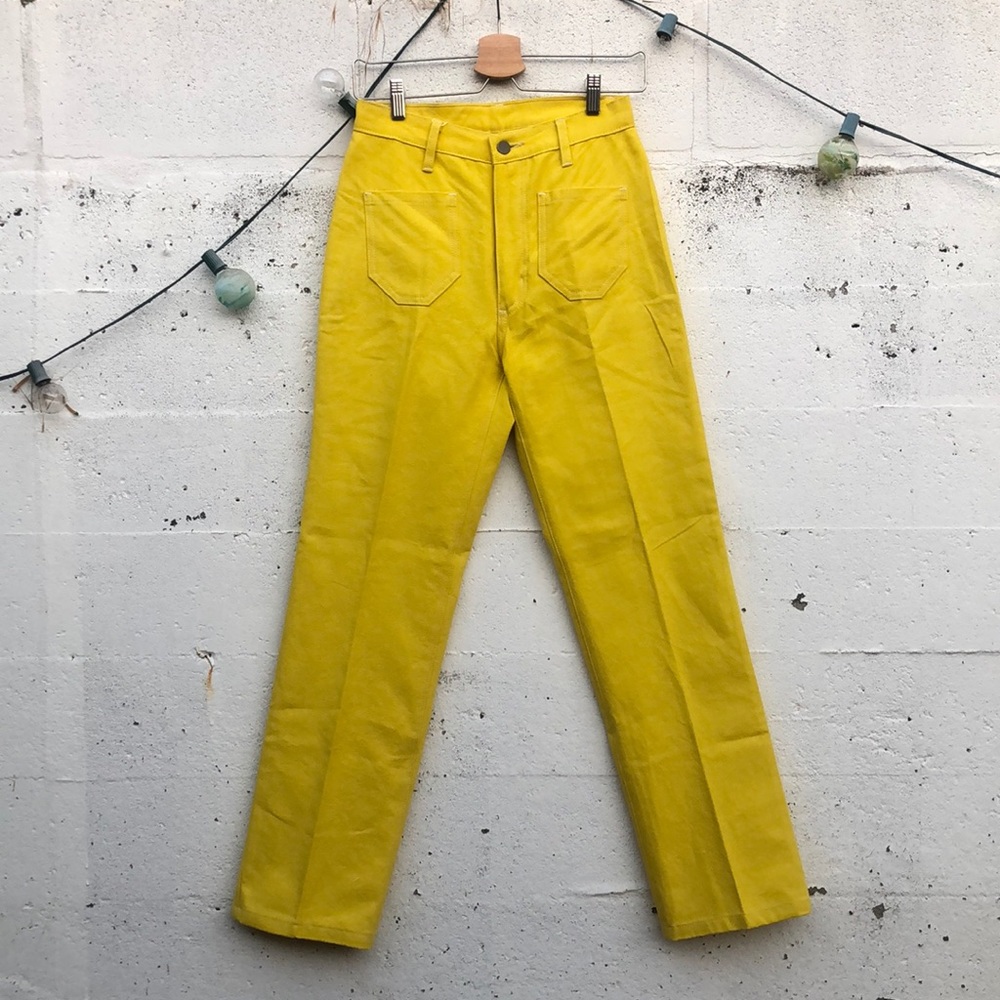 Lykke Wullf Ranch Pants in Sulphur NWT